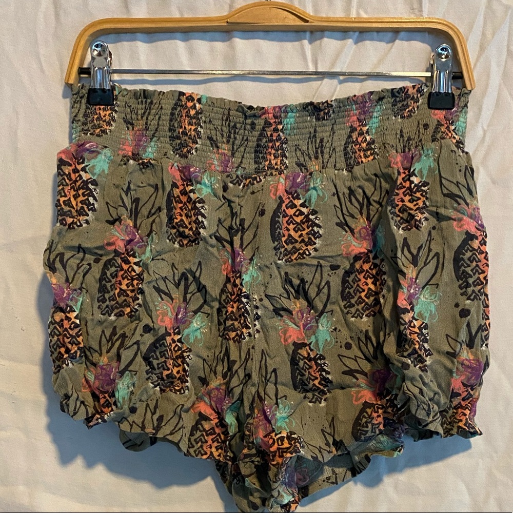 Pineapple Stretchy Shorts